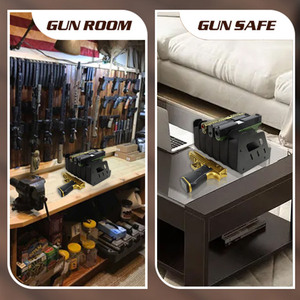 Soporte de pared para pistolas y rifles EVA Gunstock con 6 compartimentos, organizador de armas de juguete de gran capacidad. - Product Image 4