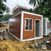 Maison préfabriquée en acier, conteneur détachable et pliable, bureau de chantier modulaire, camp de travail, dortoir pour la construction
