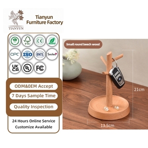 Boîte <span class=keywords><strong>de</strong></span> rangement <span class=keywords><strong>de</strong></span> <span class=keywords><strong>bureau</strong></span> élégante et moderne à deux niveaux en bois écologique personnalisable, organisateur multifonctionnel pour clés et bijoux - Product Image 1