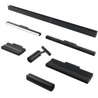 Sistem Lampu Rel Magnetik Modern QCXGDB120 12W - Lampu Sorot Linear LED Tersembunyi dengan Konstruksi Aluminium