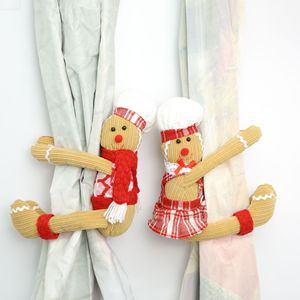 Venta al por Mayor <span class=keywords><strong>de</strong></span> Lazos para Cortinas <span class=keywords><strong>de</strong></span> Halloween y Navidad, Adornos <span class=keywords><strong>de</strong></span> Peluche 3D <span class=keywords><strong>de</strong></span> Santa Claus, Muñeco <span class=keywords><strong>de</strong></span> Nieve, <span class=keywords><strong>Bruja</strong></span> y Gnomo, Hebillas para Cortinas, Decoración Festiva para Ventanas - Product Image 4