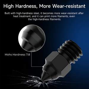 Creality Kit d'accessoires pour imprimante 3D 8 buses haut de gamme en acier trempé 4 tailles 0.25/0.4/0.6/0.8mm Hotend B0C99GFPLH - Product Image 3