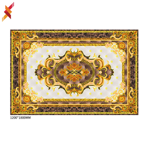 Azulejo decorativo de porcelana de diseño tradicional para hotel villa, decoración artística de cristal, Alfombra de medusa griega, azulejos para suelo - Product Image 1