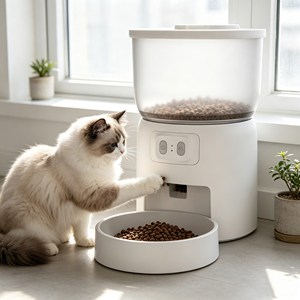 Anti-Clog Automatic Pet Feeder Alimentador Automático Stable Operation Smart Pet Feeder Dry Food Only Pet Food Dispenser - Product Image 1