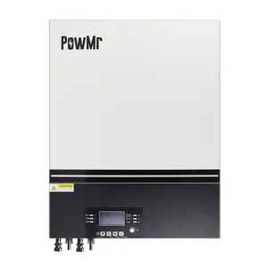 Inversor híbrido solar, 8kw 48v 230v solar inversor híbrido paralelo embutido 80a mppt controlador de carga solar pv 8000w inversor wifi função