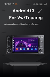Автомобильный мультимедийный плеер 2 Din Android 13 без DVD для <span class=keywords><strong>VW</strong></span>/Touareg/Transporter <span class=keywords><strong>T5</strong></span> 2004-2011 Радио Стерео GPS навигация Carplay 4G RDS - Product Image 2