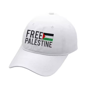 Vente chaude Usine Personnalisé Coton Broderie Casquettes de Baseball Adulte Sport de Plein Air Baseball Hat Palestine Cap pour Free Palestine - Product Image 3