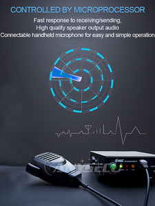 Amplificateur de puissance à gain élevé Vero VR-P25 pour radios bidirectionnelles portables, signal puissant pour la conduite en extérieur et les voyages L801 - Product Image 3