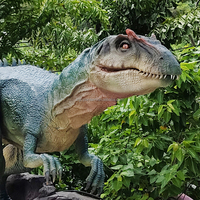 Dinosaure animatronique Baryonyx pour parcs à thème, espaces publics - Construction métallique, centres commerciaux, aéroports, écoles, jardins d'enfants