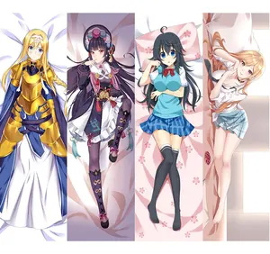 Kasumigaoka Utaha定制尺寸动漫裸体枕套动漫Dakimakura未经审查的装饰身体枕套