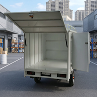 Mini camionnette électrique entièrement fermée, fourgonnette de transport à haute capacité de charge pour la livraison logistique