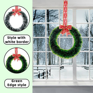 Vente chaude à <span class=keywords><strong>la</strong></span> mode maison portes et fenêtres décoration <span class=keywords><strong>de</strong></span> guirlande <span class=keywords><strong>de</strong></span> noël arc rouge guirlande suspendue décoration <span class=keywords><strong>de</strong></span> noël - Product Image 3