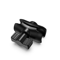 Bras à double rotule de 1 pouce, bras à double rotule durable de 2,36 pouces pour support de caméra, support de téléphone, compatible avec les supports RAM de taille B