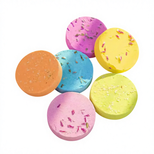 ชุดของขวัญระเบิดอาบน้ำอโรมาเธอราพีแบบกำหนดเอง ผลิตภัณฑ์วีแกนจากธรรมชาติ ออร์แกนิค น้ำมันหอมระเหย สำหรับโรงแรมและสปา - Product Image 4