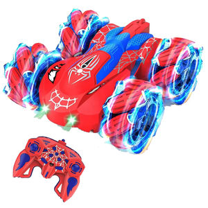 Voiture télécommandée RC 4 canaux 2,4 GHz double face pour enfants, rotation 360°, course à dérive lumineuse - Portée 20 m, utilisation intérieure/extérieure - Product Image 1