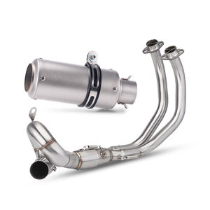 MT07 Sistemas Completos de Escape Slip-On para Tubo Delantero de Motocicleta, Silenciador Modificado, Nueva Condición Compatible con XSR 700, <span class=keywords><strong>MT</strong></span> <span class=keywords><strong>07</strong></span>, - Product Image 1