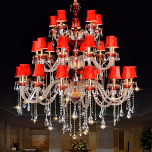 Lámpara de Araña de Cristal Europea Moderna, Lámpara Colgante Decorativa para Sala de Estar, Comedor, Dormitorio, Bodas, Iluminación Interior del Hogar - Product Image 6