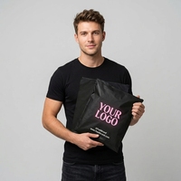 Impression en gravure de logo personnalisé, faible MOQ, sac en plastique polyéthylène translucide mat avec fermeture éclair pour le rangement des vêtements, pour les chaussures