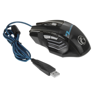 Gaming Wired Mouse Right-Handed 7-Color Backlight 5500 DPI Adjustable USB Optical 7-Button <strong>Pro</strong> Gamer for PC Office Notebook - Product Image 2