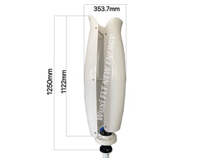 Generador Eólico de Eje Vertical de 300w 500w 1000w 24v, Energía Gratuita a Baja Velocidad del Viento - Product Image 5