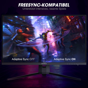 <span class=keywords><strong>จอ</strong></span>เกมมิ่ง KOORUI ขนาด <span class=keywords><strong>27</strong></span> <span class=keywords><strong>นิ้ว</strong></span> <span class=keywords><strong>144Hz</strong></span> QHD (2560 x 1440p) 2K 1ms DCI-P3 Adaptive <span class=keywords><strong>G</strong></span>-<span class=keywords><strong>Sync</strong></span> FreeSync Premium - Product Image 5