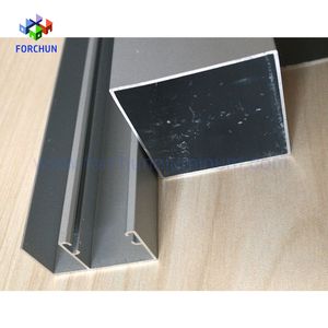 Profils de fenêtres coulissantes en aluminium naturel anodisé noir, cadres de portes en aluminium, Pérou, Perfil De Aluminio Para Ventanas - Product Image 3
