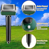 Nouveau Répulsif Solaire Anti-Taupes 2024, Répulsif Solaire Sonore à Brancher, Répulsif Solaire pour Animaux, Répulsif à Ondes Sonores Contre les Rongeurs et les Serpents