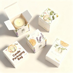 Tùy Chỉnh Thiết Kế Thanh Lịch Hộp Các Tông Có Thể Tái Chế Hương Liệu Nguồn Cung Cấp Hộp Quà Tặng Sinh Thái Thân Thiện Với Nến Lưu Trữ Hộp Giấy - Product Image 1