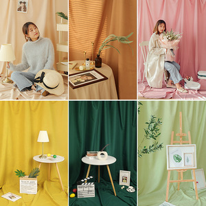 Yiscaxia Nhiếp Ảnh <span class=keywords><strong>Backdrop</strong></span> Vải 2.4M Polyester Nền Rèm Photo Studio Máy Ảnh Sống Vlog Ảnh Nền Vải - Product Image 6