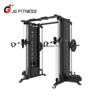 Nouvel équipement de gymnastique de forme physique entraîneur multifonctionnel Smith Machine Station d'entraînement double poulie réglable Machine à câble