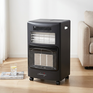 3 1 Calentador portátil de gas para interiores Placas de cerámica Diseño atractivo Gabinete de pie de <span class=keywords><strong>butano</strong></span> de propano por debajo del piso-Fácil - Product Image 1