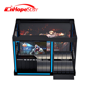 Profitto di Affari Multiplayers 9d vr macchina del gioco I Giocatori 4 HTC VR Gun-Gioco di Tiro/VR Camminatore di Trasporto - Product Image 5