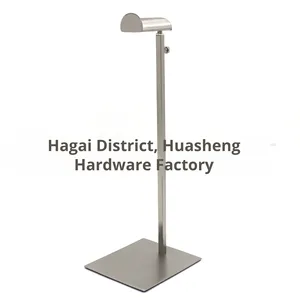 Giá để trưng bày túi kính lớn đặt sàn bằng thép không gỉ, dành cho cửa hàng quần áo, bán chạy, giá để túi xách - Product Image 6