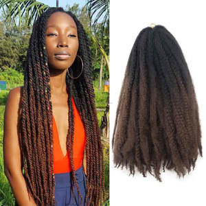 <span class=keywords><strong>ANNA</strong></span> toptan tığ saç uzatma Human büküm 14 18 24 inç insan saçı afrika tığ işi gibi hissediyorum-genişletilmiş tığ saç - Product Image 1