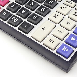 เครื่องคิดเลขแบบพลิกเปิดฝาขายส่ง รุ่น CT8855V สีเงิน วัสดุ ABS พร้อมพิมพ์โลโก้ สำหรับโฆษณาและโปรโมชั่น - Product Image 1