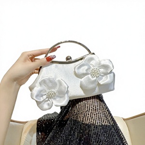 Nuevo Bolso de Hombro Cruzado de Poliéster Floral de Moda de Alta Gama para Noche, Boda, Dama de Honor, Estilo Cheongsam - Tanjing - Product Image 1