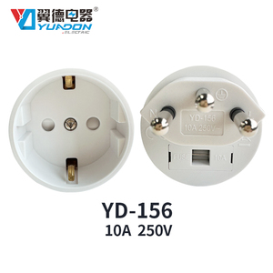 Adaptateur <span class=keywords><strong>de</strong></span> voyage YUADON pour prise EU vers Suisse 10A 250V avec protection <span class=keywords><strong>de</strong></span> sécurité pour chargeurs, ordinateurs portables et petits appareils - Product Image 4