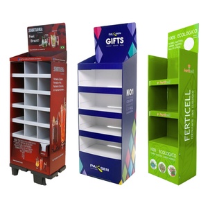 ขาตั้งกระดาษแบบกำหนดเองสำหรับแสดงสินค้าขนมขบเคี้ยว ขาตั้งโชว์สินค้าทำจากกระดาษลูกฟูก ขาตั้งโชว์สินค้าทำจากกระดาษแข็ง - Product Image 1