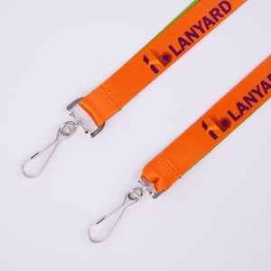 Superior Quality Eco-Friendly Custom Logo Polyester Lanyard Silicone Rubber Pantone Colors High Visibility for Branding Events