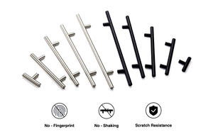 Toppcent เฟอร์นิเจอร์สแตนเลสตู้ T-Bar มือจับประตูโลหะแข็งสำหรับการใช้งานในห้องครัวมีฮาร์ดแวร์เพื่อความสะดวกสบาย - Product Image 5