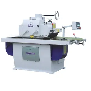 Woodworking straight line cutting rip saw machine uses