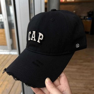 Gorra de Béisbol Unisex de Qingdao, de Algodón, con Protección Solar, Bordado Desgastado, Diseño con Alfabeto Inglés, para Verano - Product Image 1