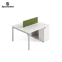 Bureaux informatiques modulaires ergonomiques pour deux personnes, vente en gros d'usine SpaceUnited