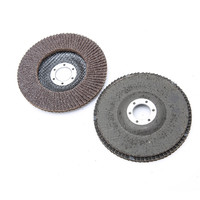 Disque à lamelles abrasif en oxyde d'aluminium calciné 115 mm, grain 36-120, meule diamantée pour l'acier