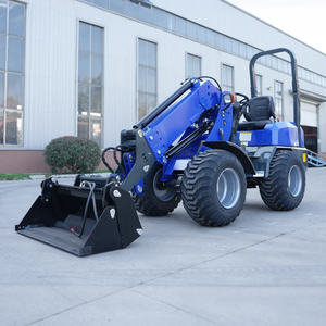 Alat Berat Diesel Berkualitas Tinggi, <span class=keywords><strong>Mini</strong></span> Wheel <span class=keywords><strong>Loader</strong></span>, Wheel <span class=keywords><strong>Loader</strong></span> Diesel Teleskopik untuk Kebun, Dijual - Product Image 6