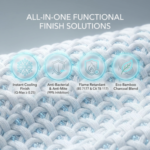 <span class=keywords><strong>Tissu</strong></span> de matelas jacquard tricoté à motif ondulé circulaire sophistiqué et moderne 320 GSM, directement de l'usine, pour usines OEM - Product Image 3