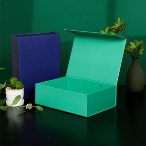 Wholesale Hot Sale Custom Paper Packaging <b>Box</b> Foldable Paper <b>Box</b> <b>Dessert</b> Folding Paper <b>Box</b> With Ribbon - Product Image 1