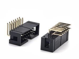 Connecteur d'en-tête de boîte de pas de 2.54mm à angle droit H8.8mm 14P en boîte - Product Image 2