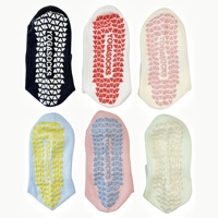 Chaussettes de sport personnalisées pour femmes professionnelles Chaussettes de yoga à la cheville courtes Broderie anti-boulochage sans os antidérapante pour les sports d'automne