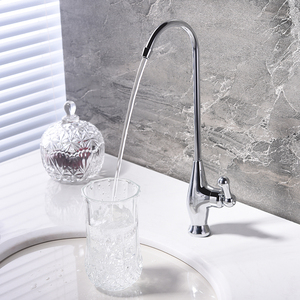 Rubinetto da <span class=keywords><strong>Cucina</strong></span> HIDEEP Moderno Monocomando Monoforo in Ottone con Finitura Cromata, Montaggio su Piano, <span class=keywords><strong>per</strong></span> Acqua Potabile - Product Image 2